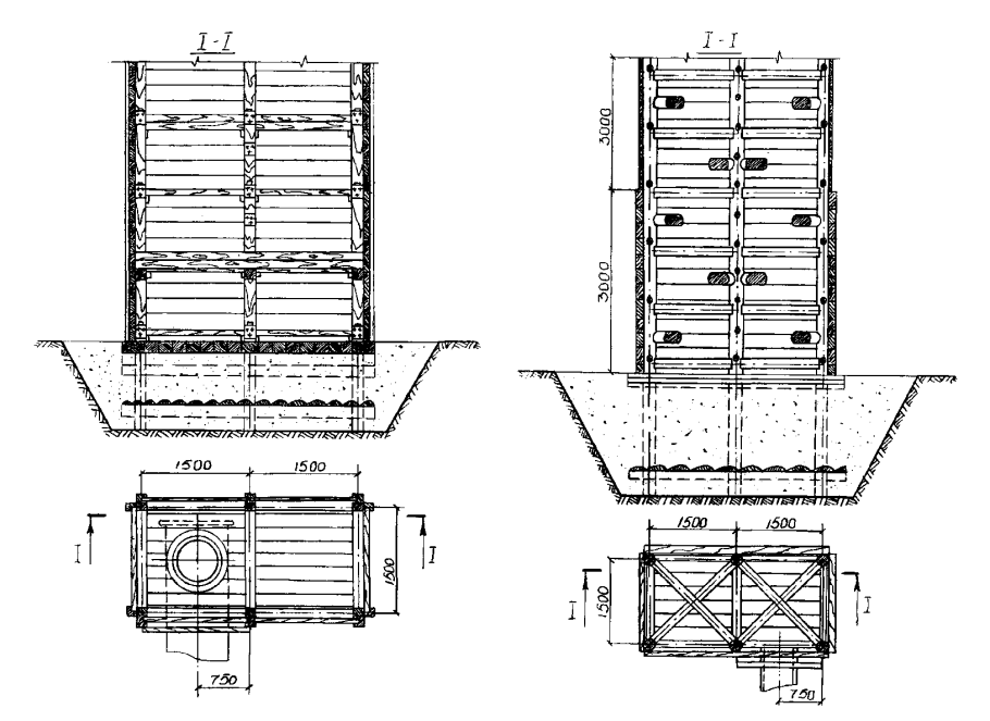 Шахтный водосбросной колодец