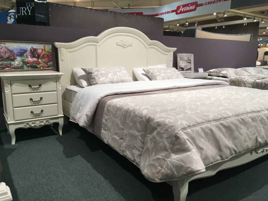 Кровать белая Прованс 180х200