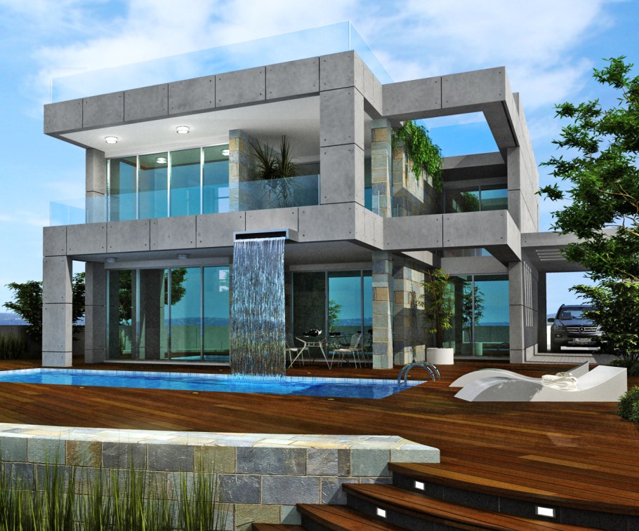 Дом в стиле Модерн