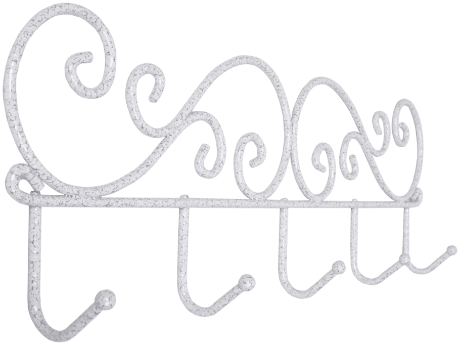 Вешалка "кружева 3" (белое серебро) вн275бс