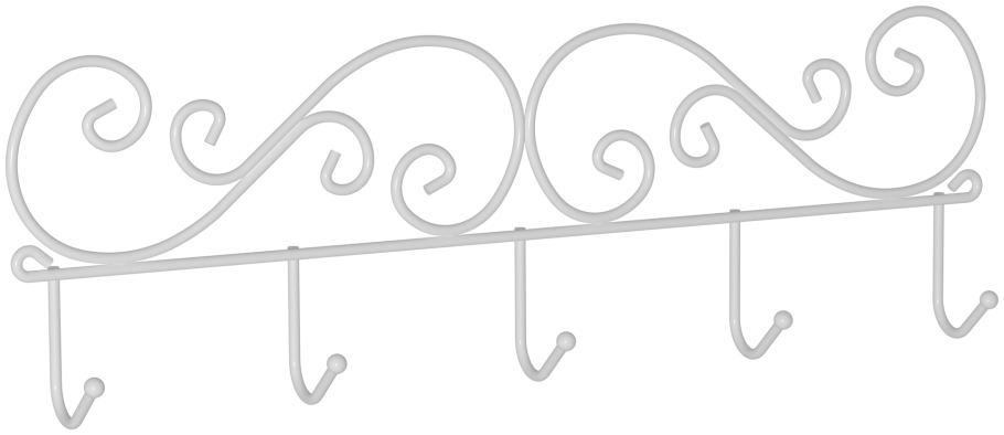 Вешалка "кружева 5" черная