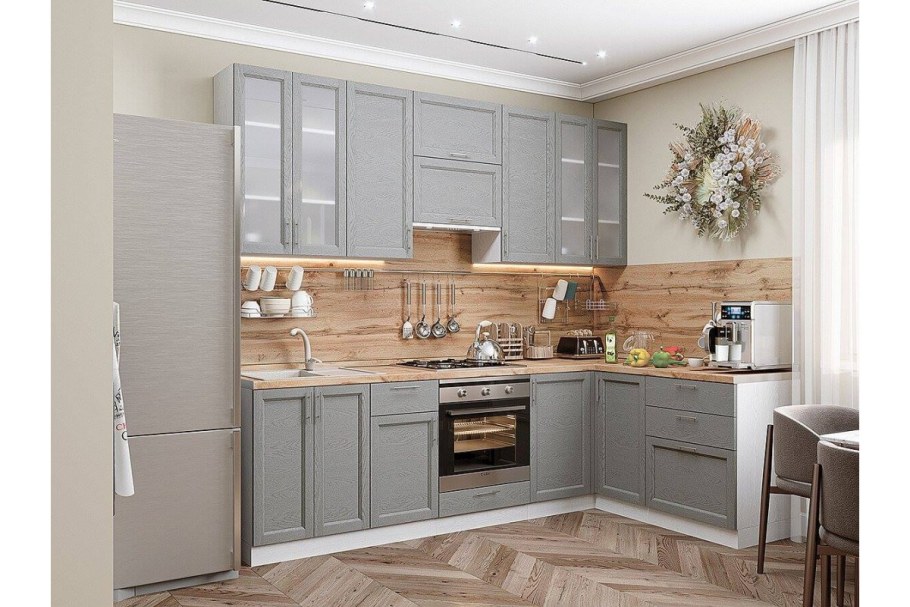 Кухня Vivat Сканди-04 Graphite Softwood