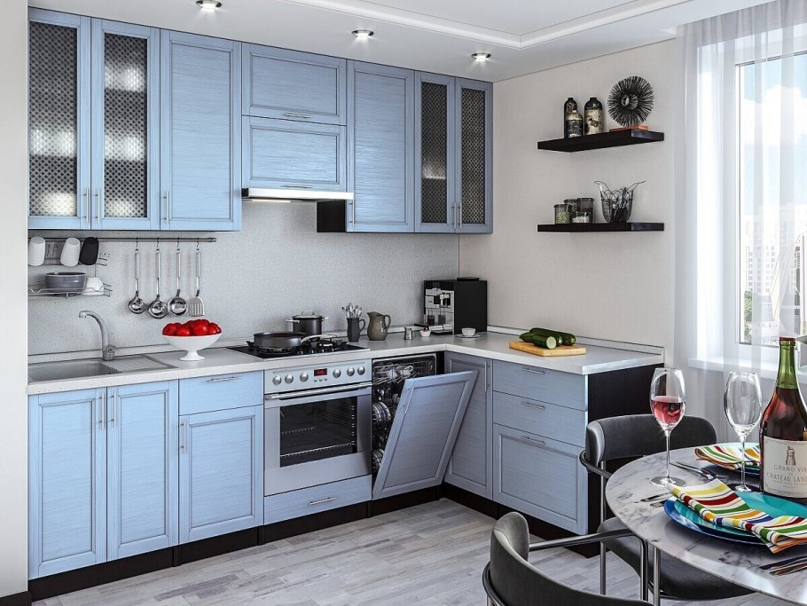 Кухня Сканди Grey Softwood