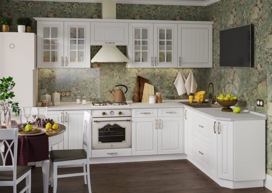 Кухня София Лондон дуб изумруд