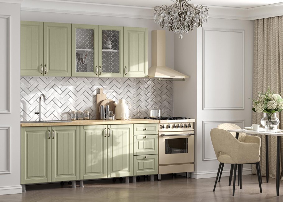 Кухня Прованс SV мебель фисташка