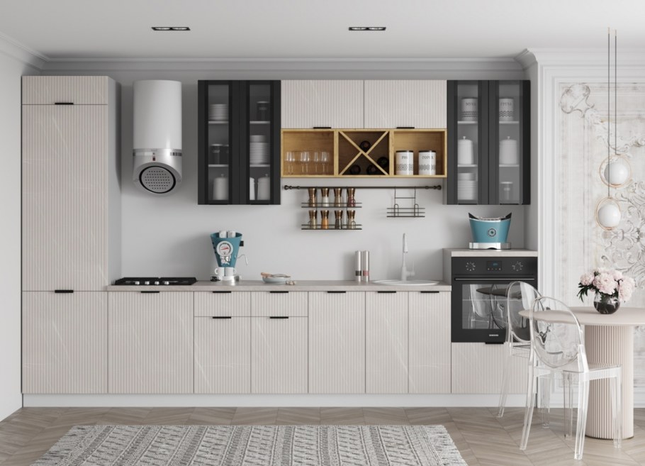 Кухня ДСВ Монца кварц бежевый