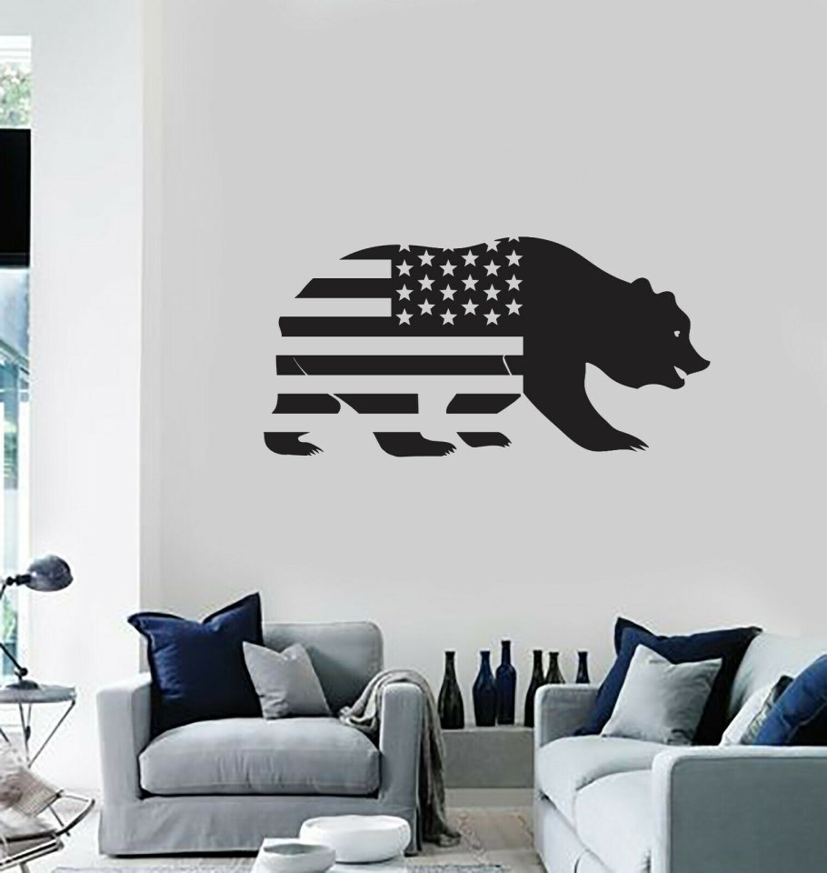 Интерьерная наклейка волны