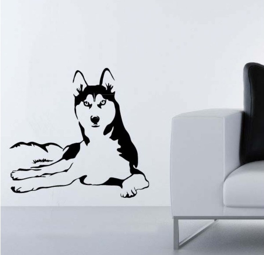 Трафареты для стен животные