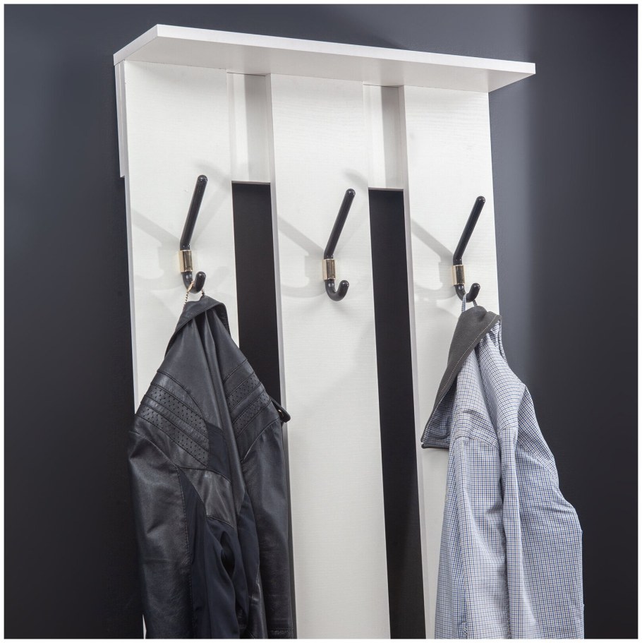 Вешалка комбинированная «Лайт» (белый глянец)