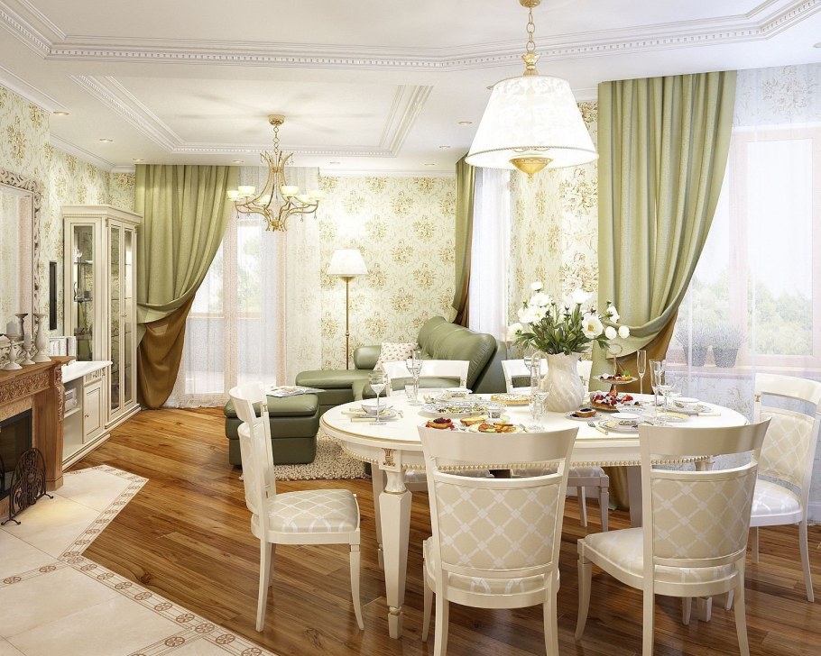 Георгианский стиль интерьера в Англии 18 века