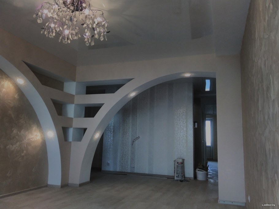 Полуарка межкомнатная из гипсокартона