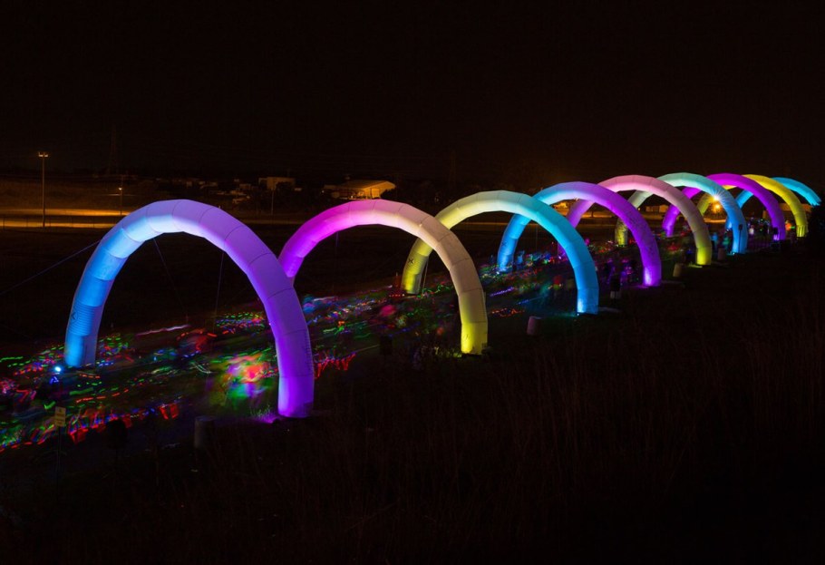 Арка с подсветкой светодиодной