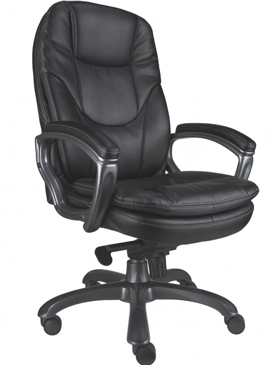 Кресло руководителя Аллегро Ch-x пластик кожа черный