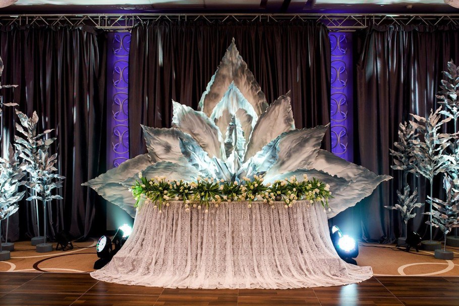 Сцена с декорациями