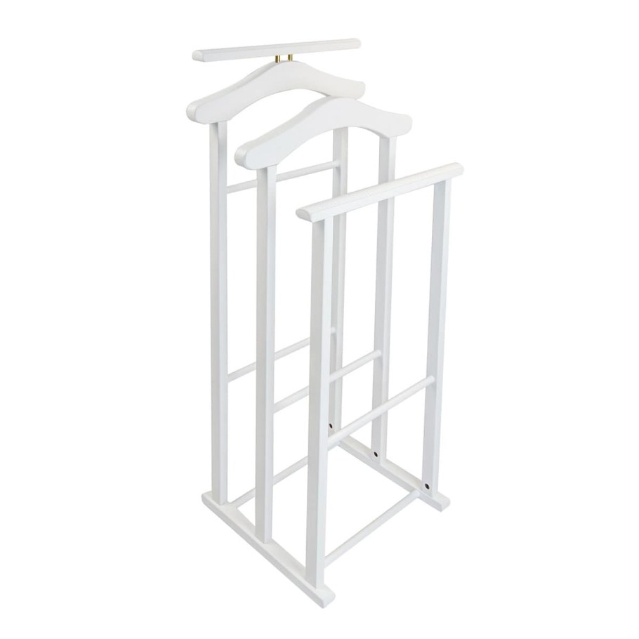Вешалка напольная для одежды белая