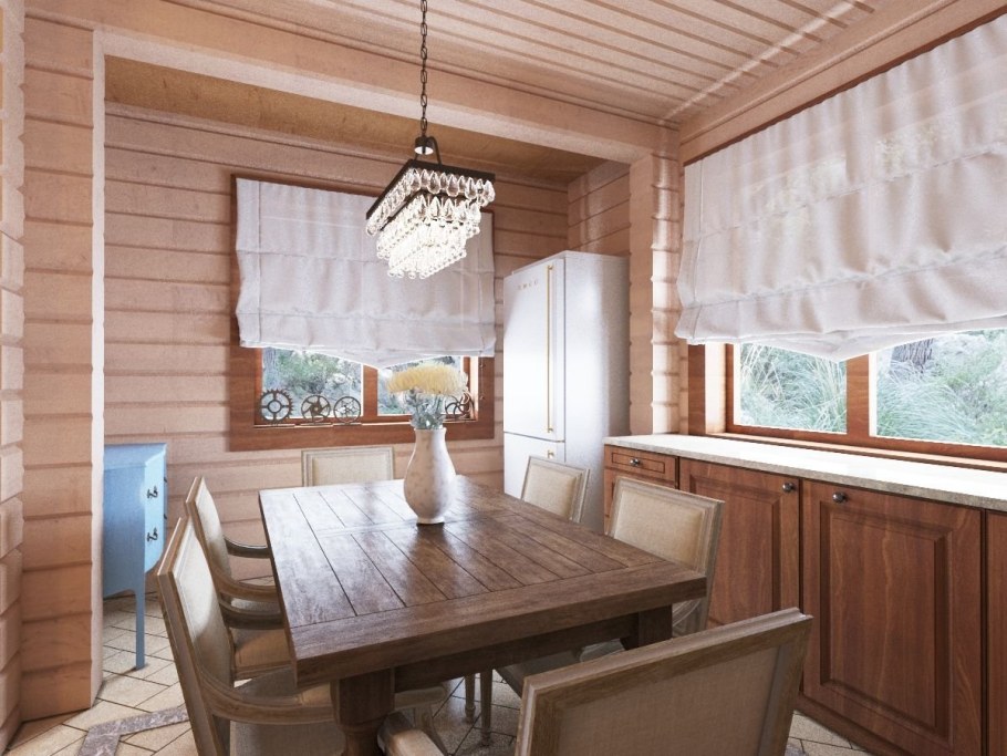 Комната в оружейном стиле