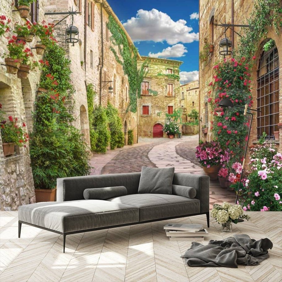 Фреска итальянская улочка