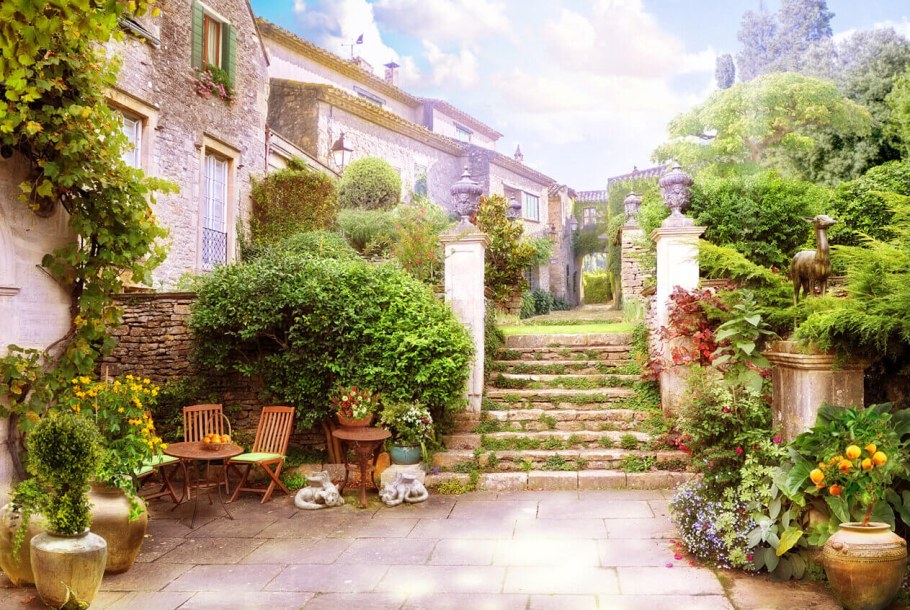 Фреска Римский дворик