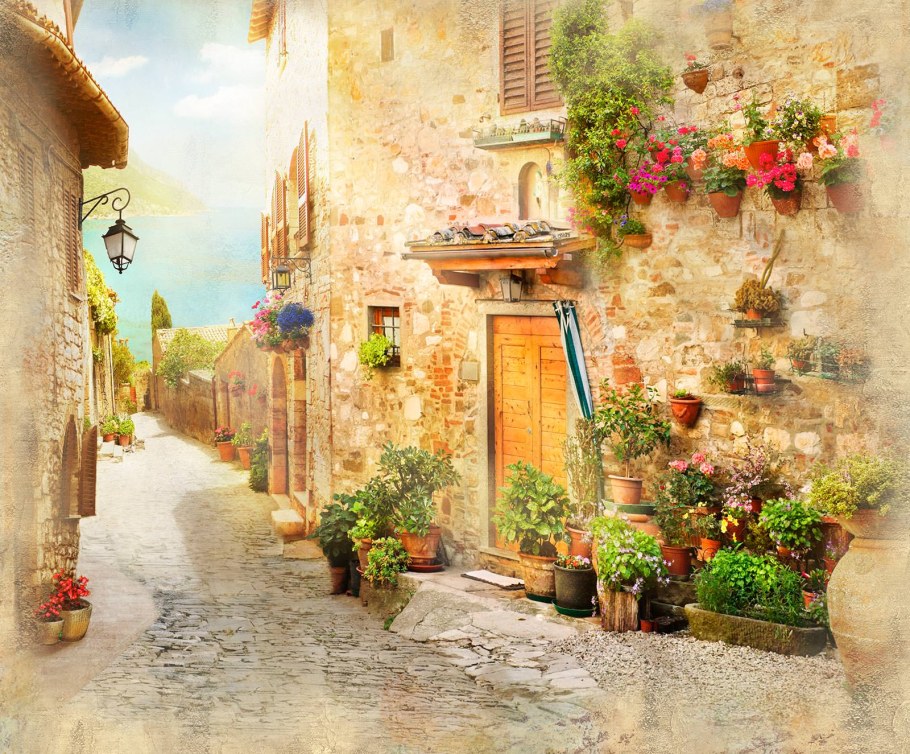 Фреска Аффреско город