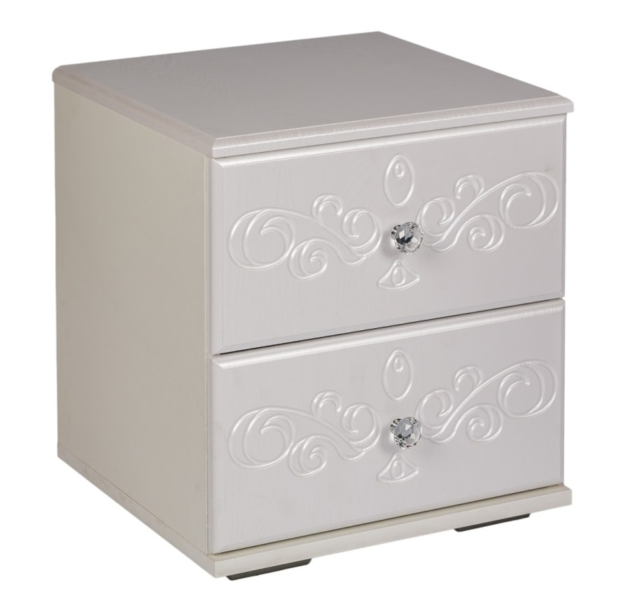 Тумба прикроватная Филадельфия ТБ-05 белый/белый бриллиант