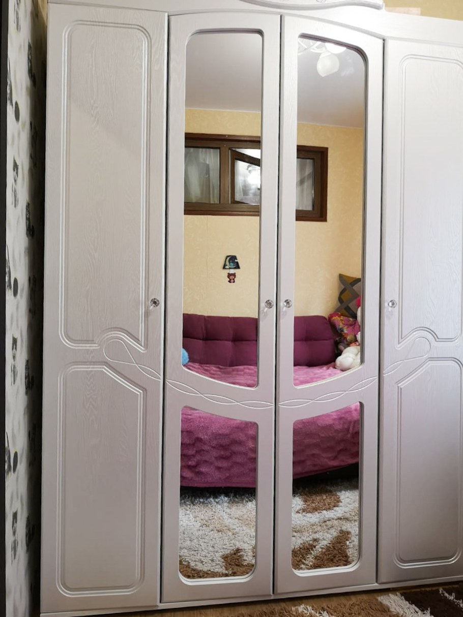 Шкаф Филадельфия ШК-06 белый/белый бриллиант