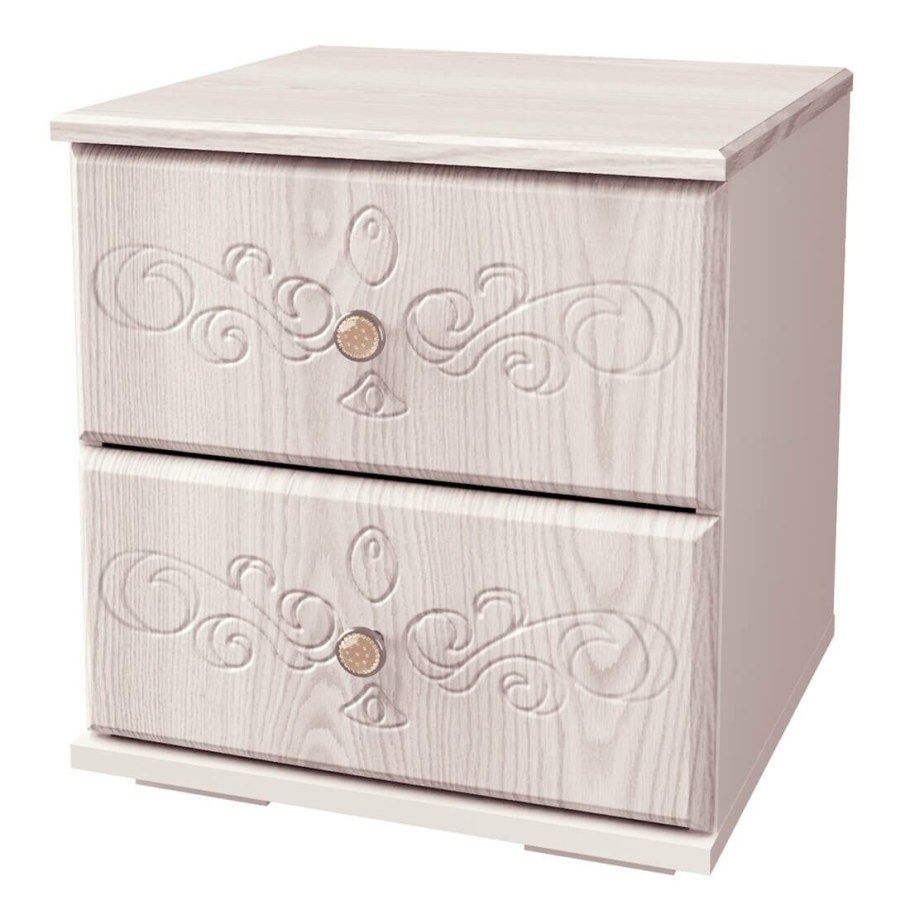 Комод Филадельфия белый бриллиант сборка км-02