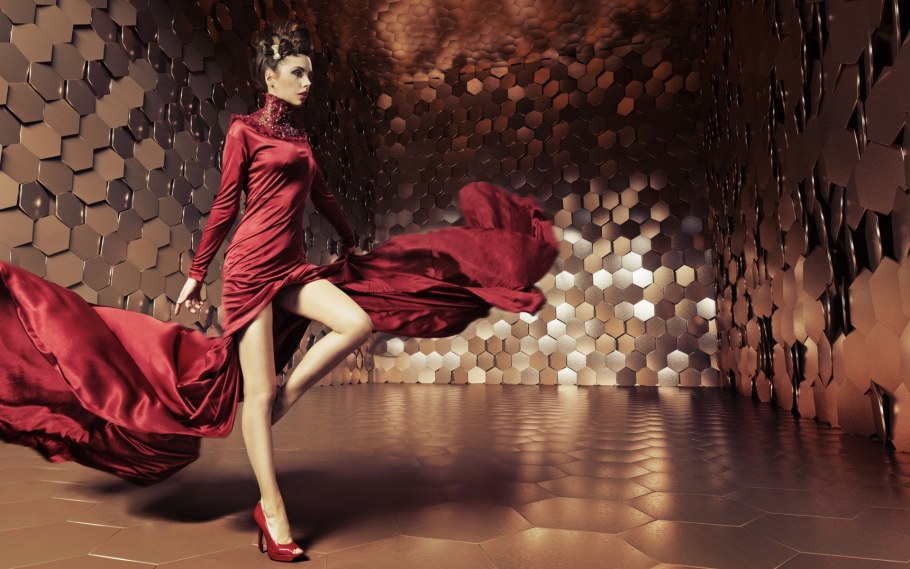 Алое платье Kartvelli, Shande