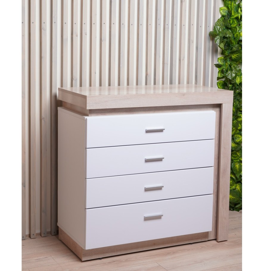 Спальня с мебелью цвета бук