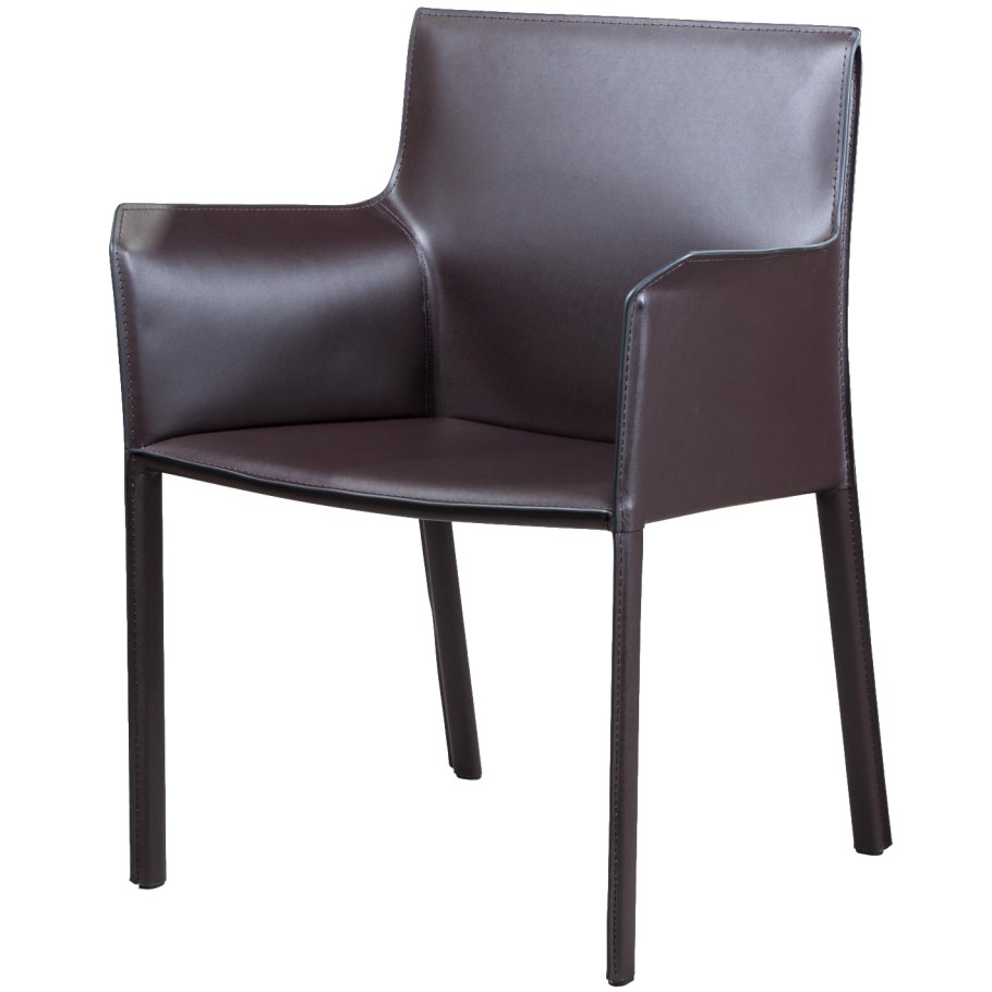 Стул Barrie, кожа коричневый
