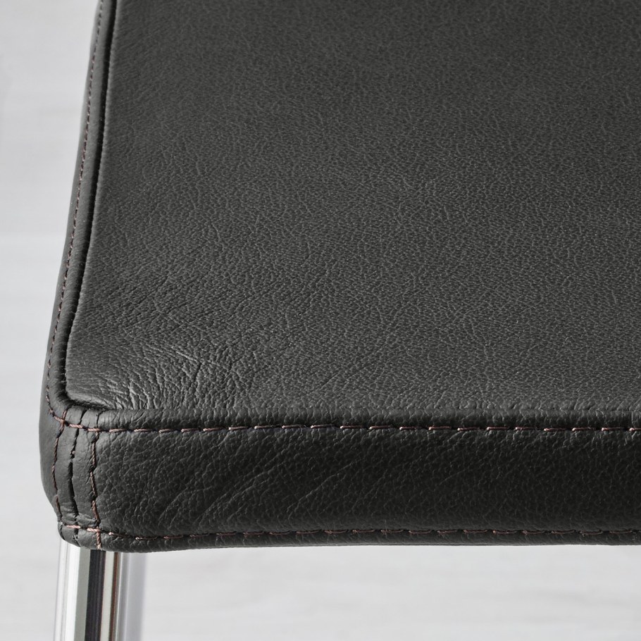 Bernhard Бернгард стул, хромированный/Мьюк темно-коричневый