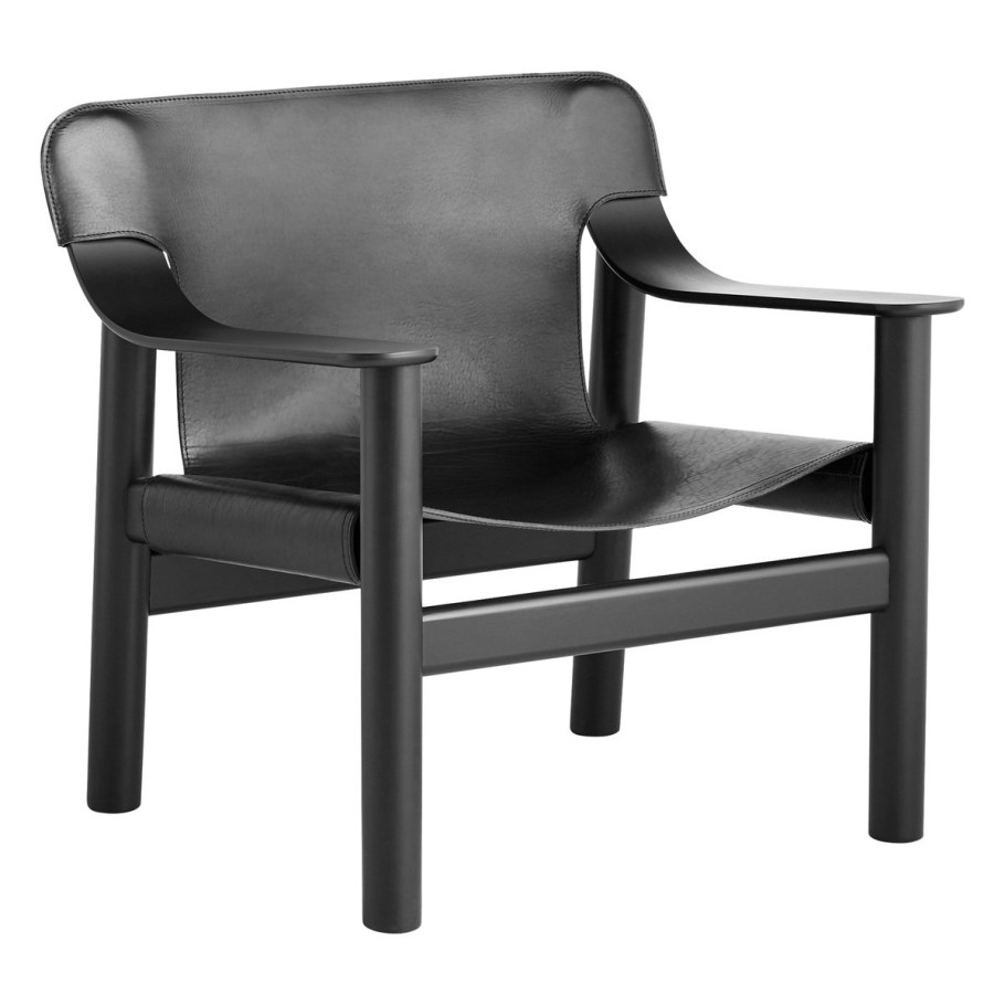 Can Lounge Chair, Steelcut 975 - Black Canvas - Black frame reference