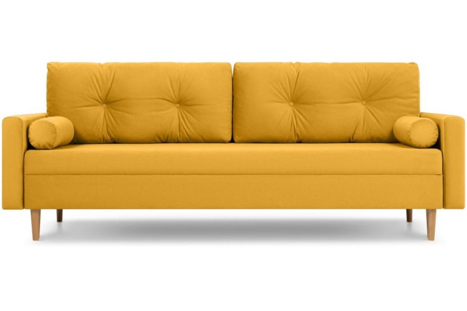 Диван нумо Velvet Yellow