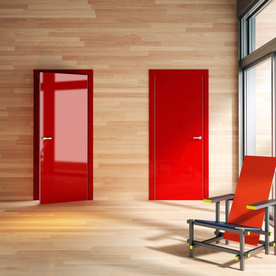 RAL 3020 дверь входная