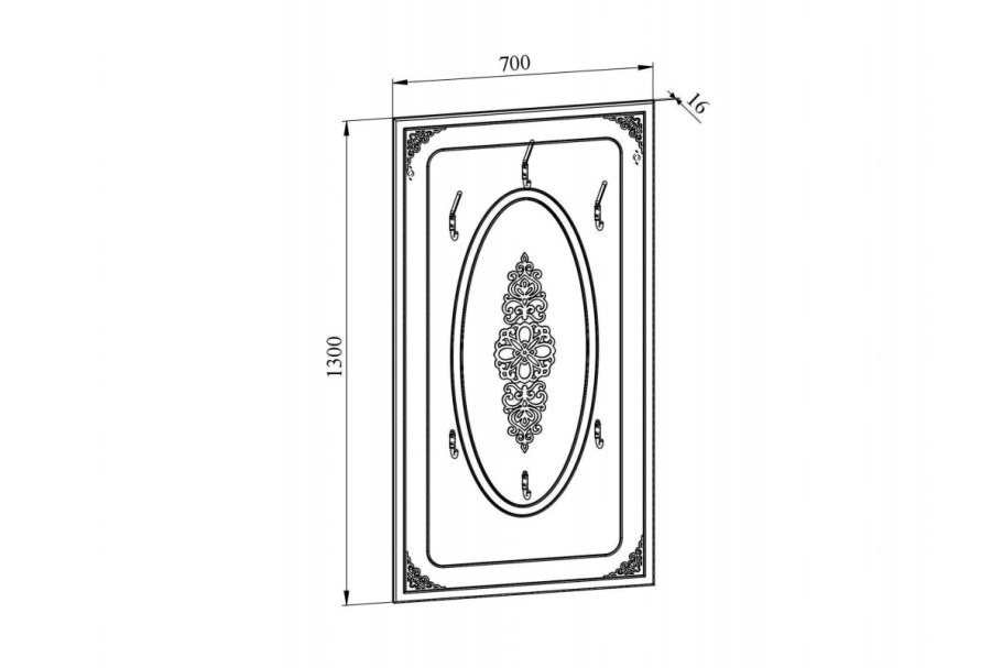 Вешалка Compass Ассоль АС-22