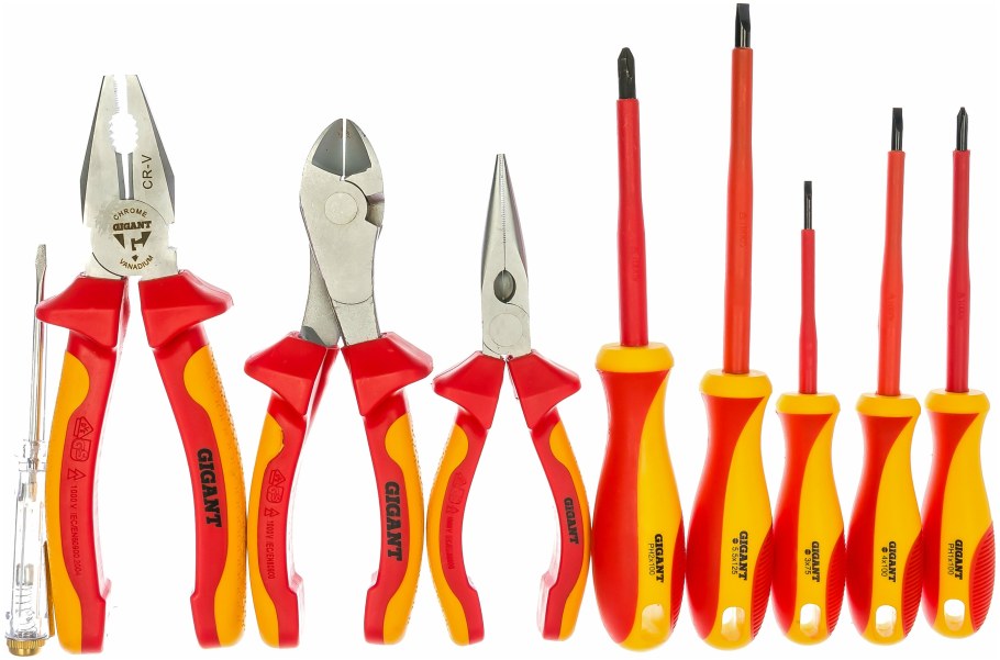 Набор электромонтажных инструментов 9 предметов els9