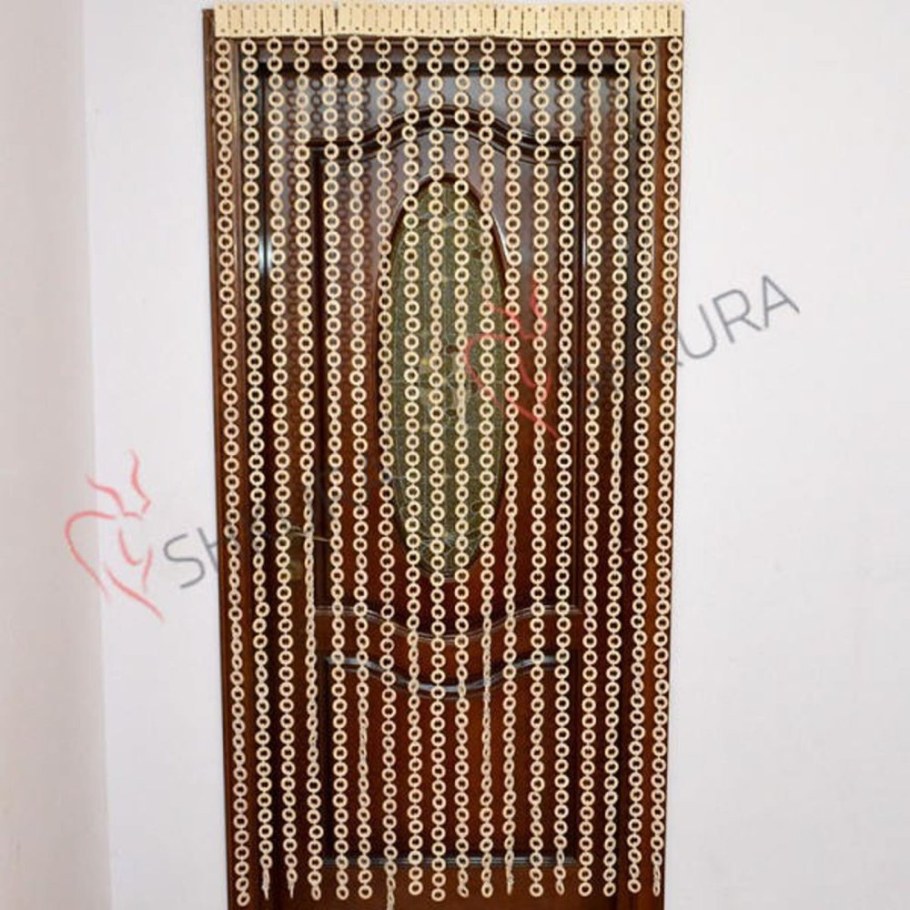 Шторы на двери висюльки деревянные на дверной проем