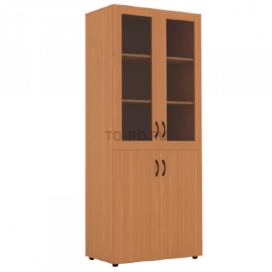 Шкаф широкий со стеклом 850х450х2010