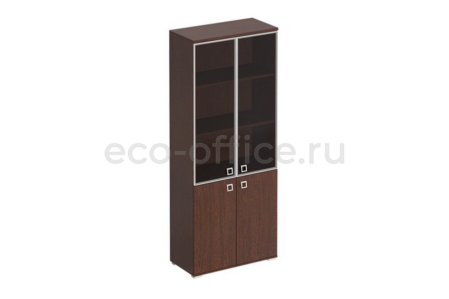 Шкаф для документов со стеклом Гамильтон артикул nh90g