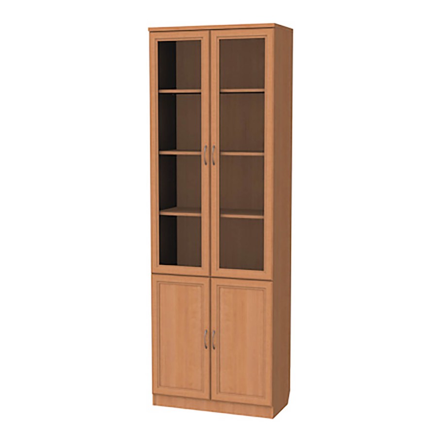 Книжный шкаф Гарун со стеклянными дверцами