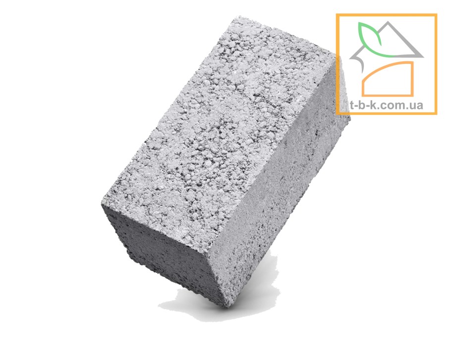 Блок керамзитобетонный 390х190х188