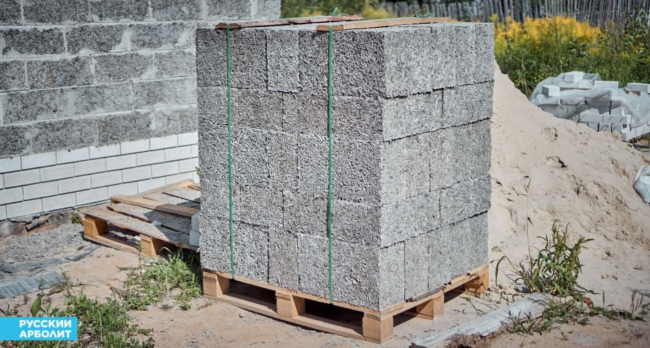 Арболитовые блоки 600 300 200