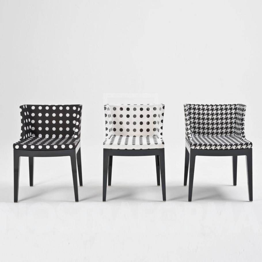 Стул ткань гусиная лапка