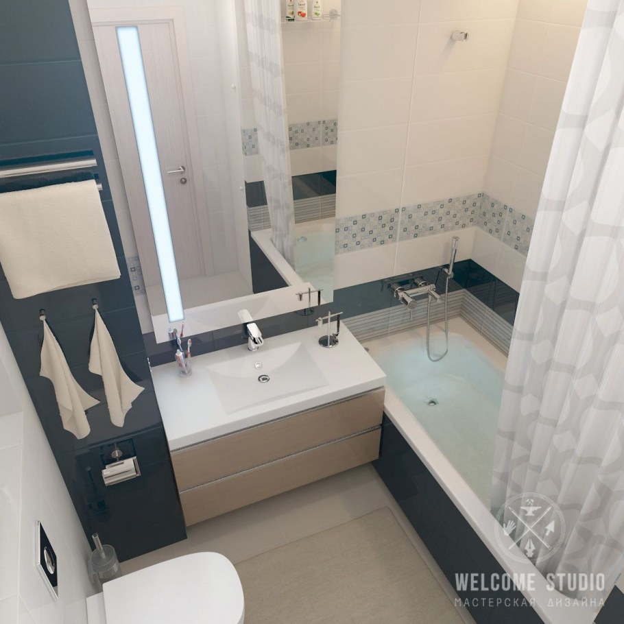 Ванная комната однушка
