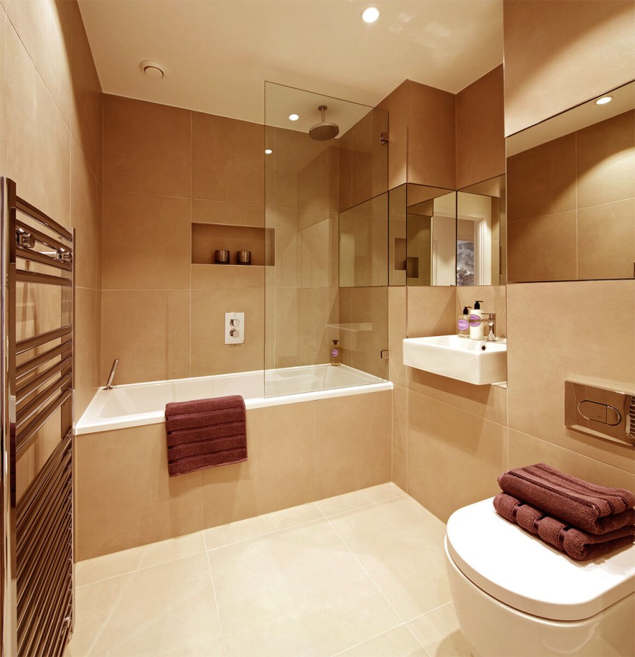 Интерьер ванной комнаты