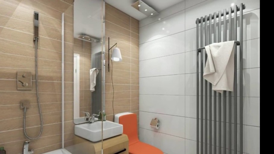 Ванная комната в квартире студии