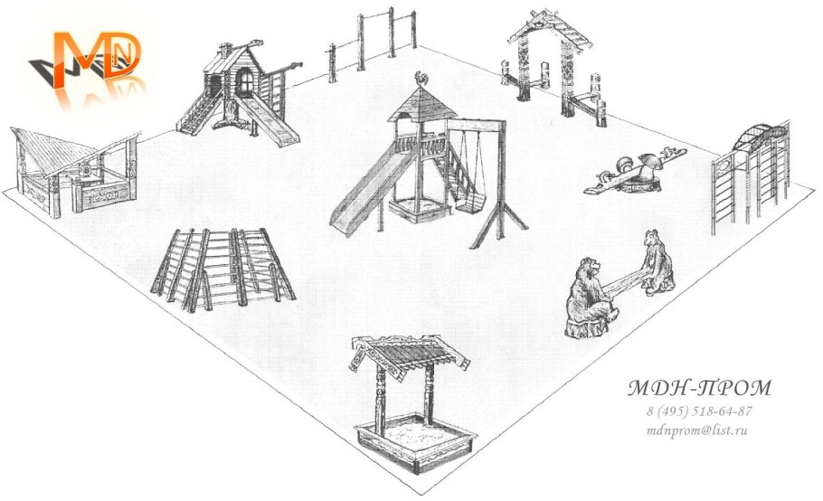 Эскиз детской площадки