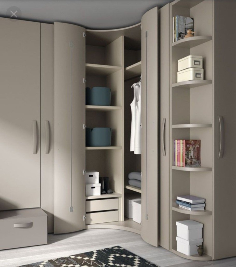 Угловой шкаф в спальню