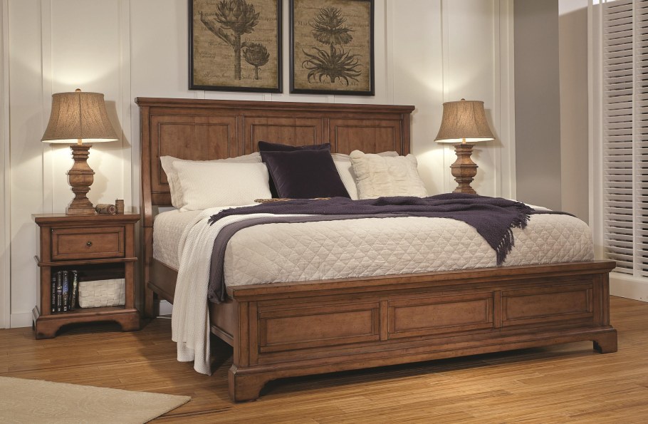 Кровать натуральное дерево Кинг Майз