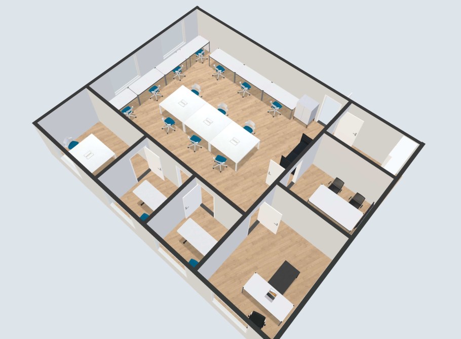 Кабинетная планировка