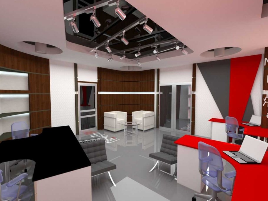 Дизайн интерьера типографии